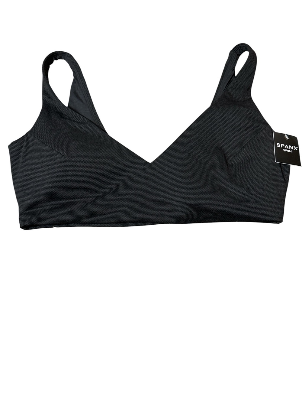 Spanx Textured Pique Plunge Bikini Top - Picture 3 of 3